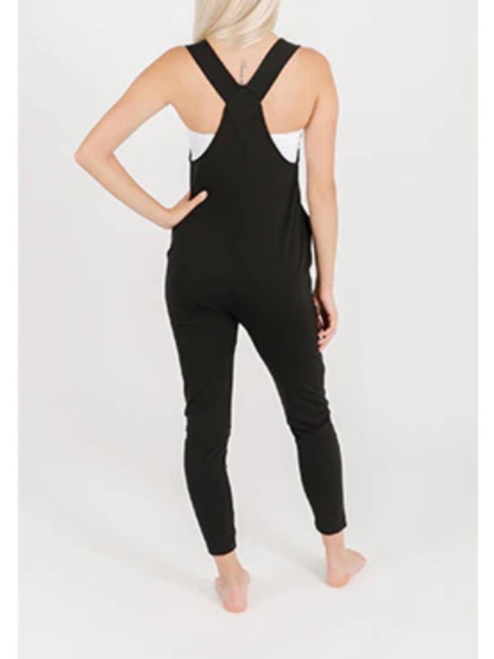 Smash & Tess the romperalls Black Women's Ribbed Jumpsuit Overalls XS GUC